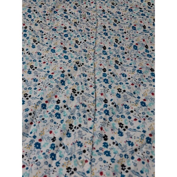 Gentlemens Outfitters Floral Short-Sleeve Button-Down Shirt  2X 100% Cotton Mens - Picture 7 of 7